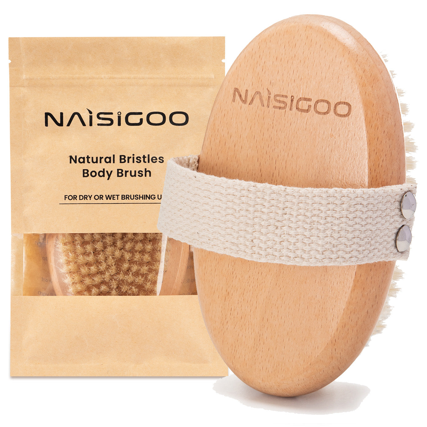 NAISIGOO ドライブラッシング ボディブラシ